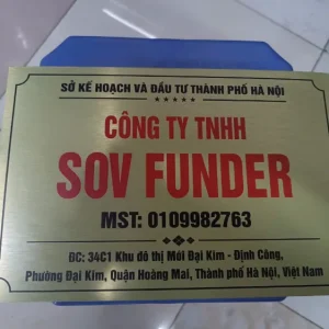 biển inox công ty