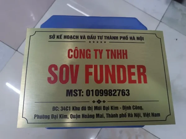 biển inox công ty