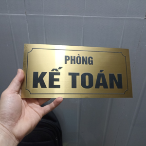 biển tên phòng ban inox đẹp