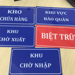 biển tên phòng ban mica giá rẻ