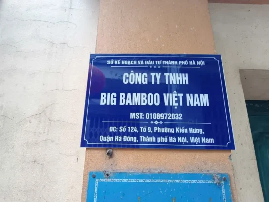 sản xuất biển tên công ty